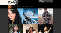 Desktop Screenshot of icanmodels.com